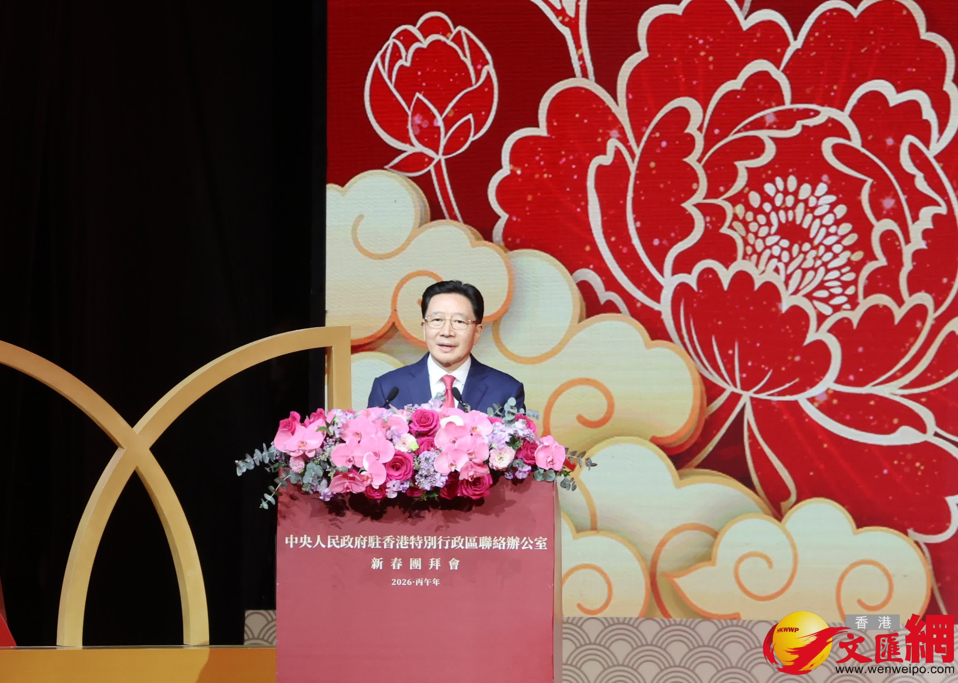 中央港澳辦、國務院港澳辦副主任，中央政府駐港聯絡辦主任周霽。（香港文匯報記者曾興偉攝）