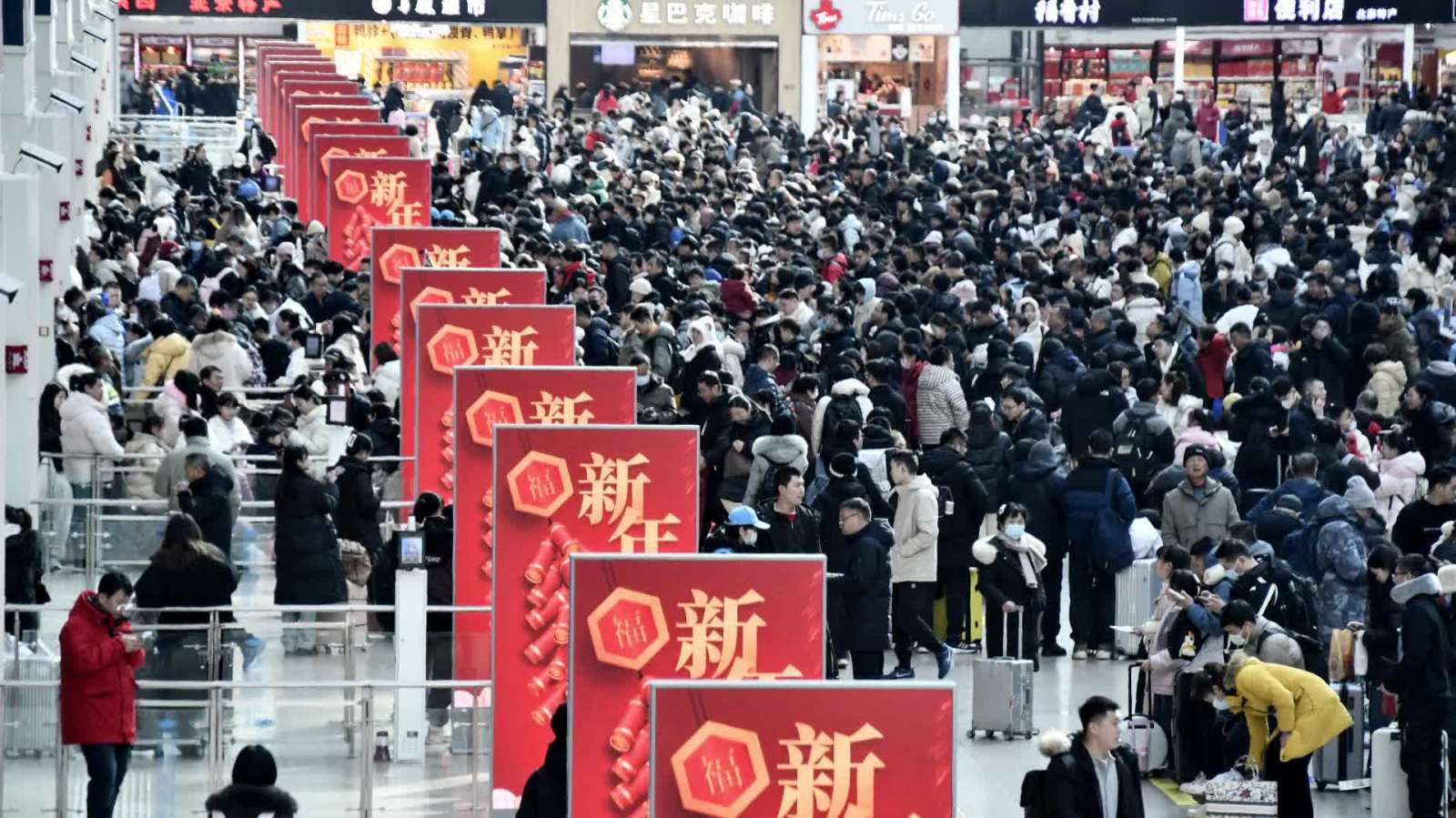 今天全國鐵路預計發送旅客1080萬人次