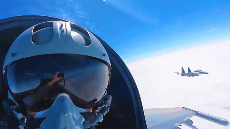 （有片）解放軍進入菲美日澳所謂「聯合巡航」區域