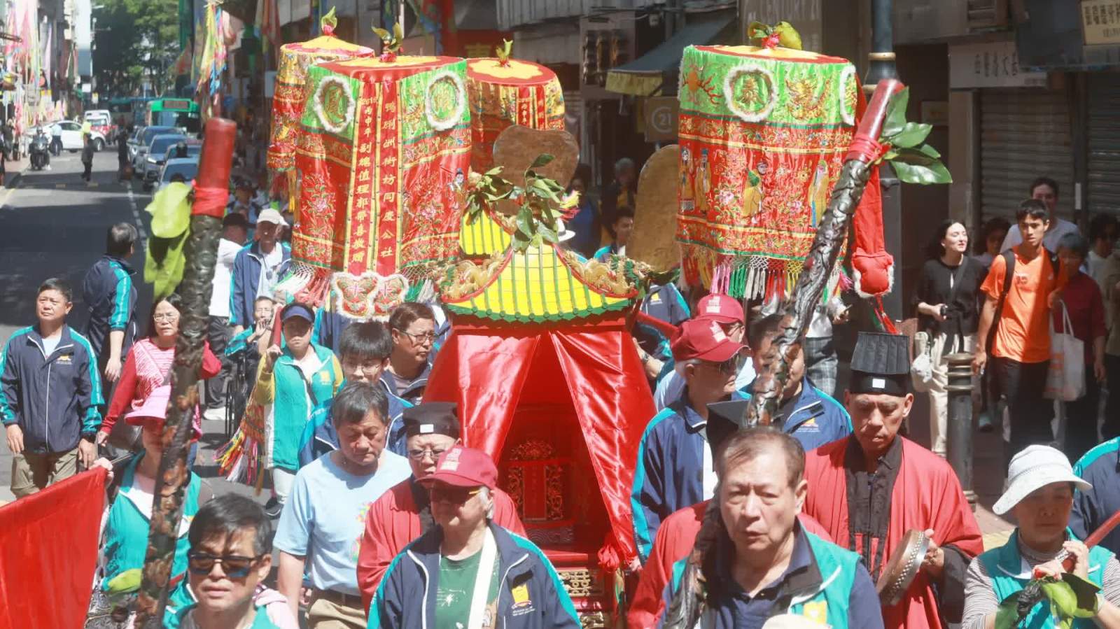 （有片）洪聖古廟接神儀式今舉行　鴨脷洲洪聖傳統文化節開鑼