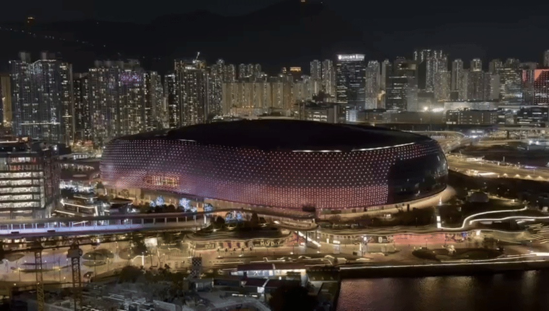 啟德體育園入選《時代》全球百大勝地　外牆燈光璀璨慶殊榮