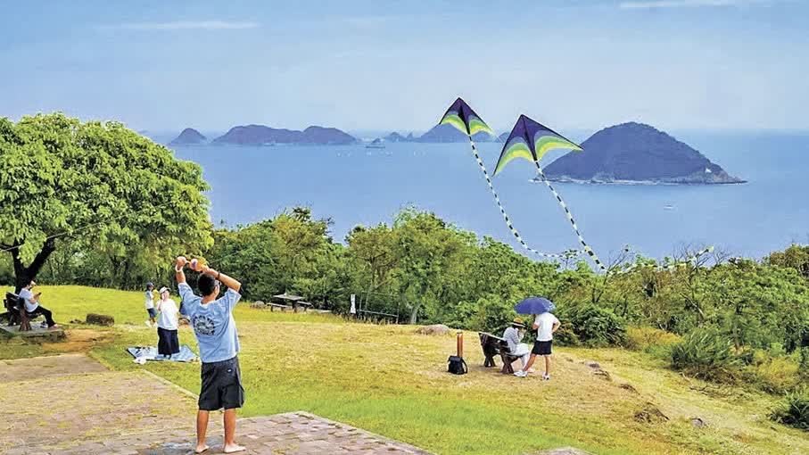 春分宜郊遊　正好放風箏