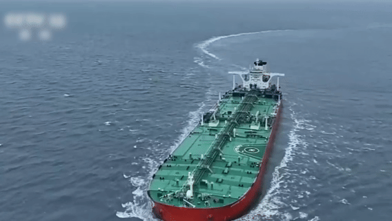 「巨無霸」上線！我國自研新一代超大型油船今天成功交付