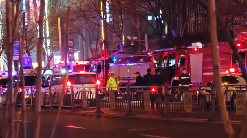 （有片）山西太原一建築火災遇難人數升至3人