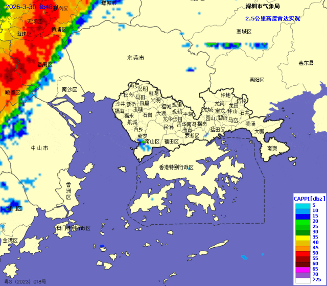 注意！明後兩天深圳強對流天氣風險高