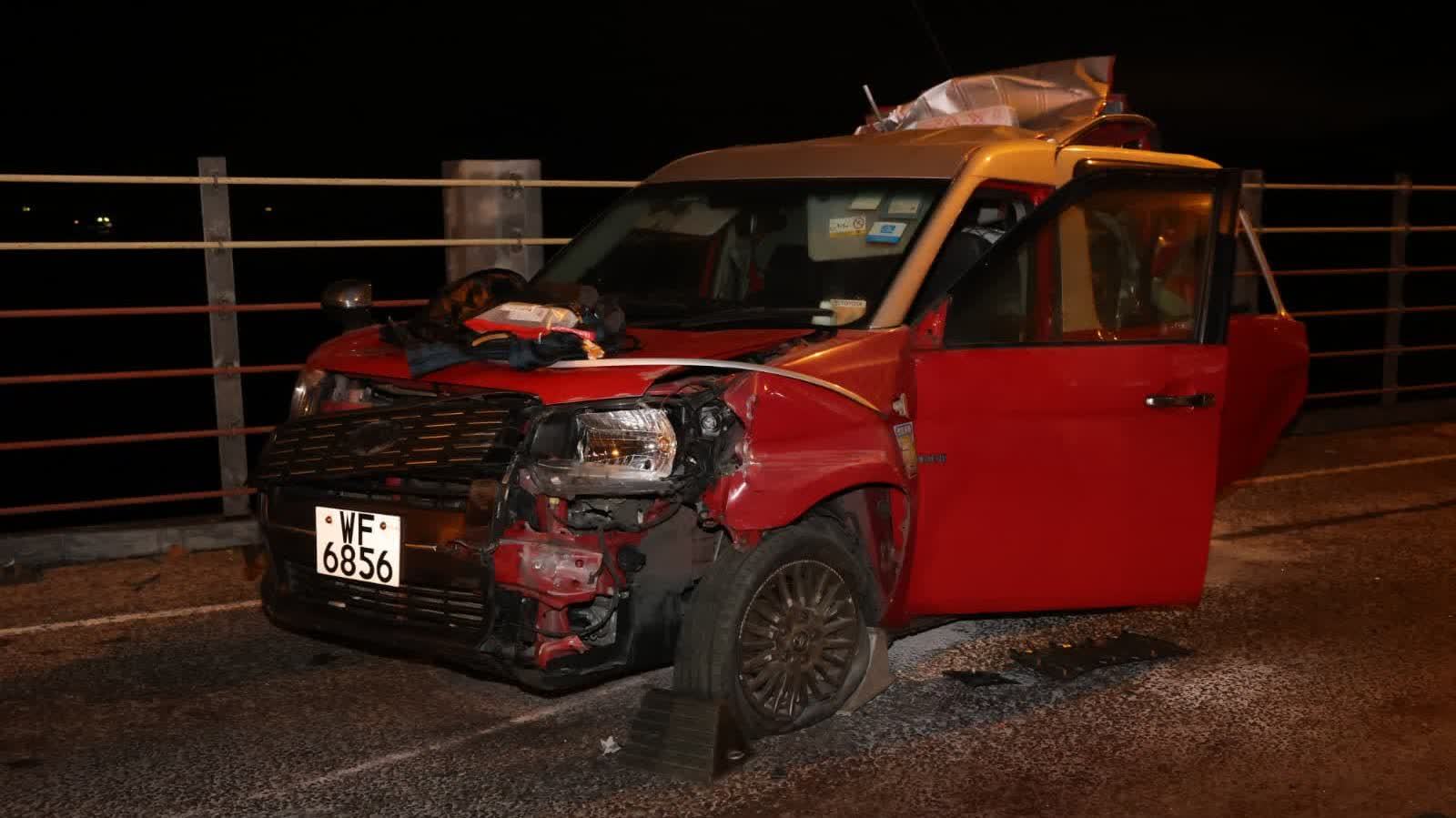 青馬大橋巴士與的士相撞　的士司機及乘客2人送院後不治　涉事車長暫被停職
