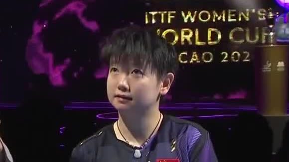 （有片）孫穎莎回應世界盃三連冠