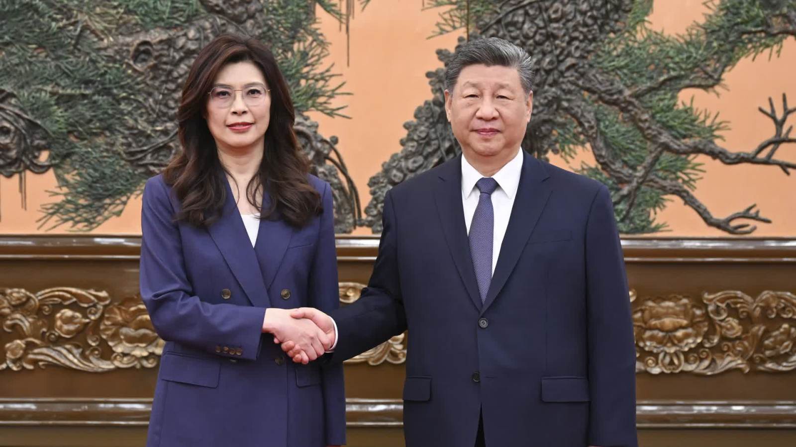 習近平總書記會見中國國民黨主席鄭麗文