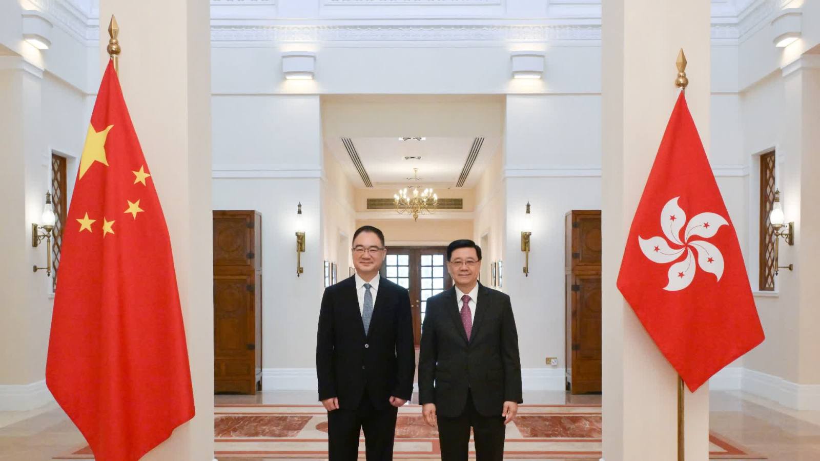 行政長官與安徽省省長會面 就深化皖港合作交流意見