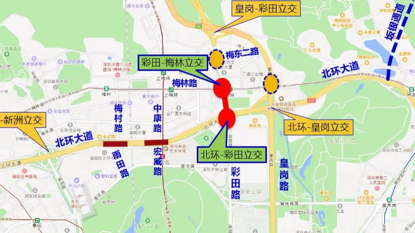 彩梅立交改造工程最新進展！