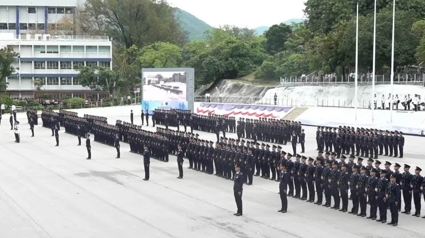 警察學院結業會操 林定國：警隊是維護法治第一道防線