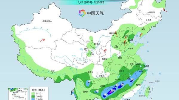 南方降雨進入最強時段　中東部氣溫先降後升波動明顯