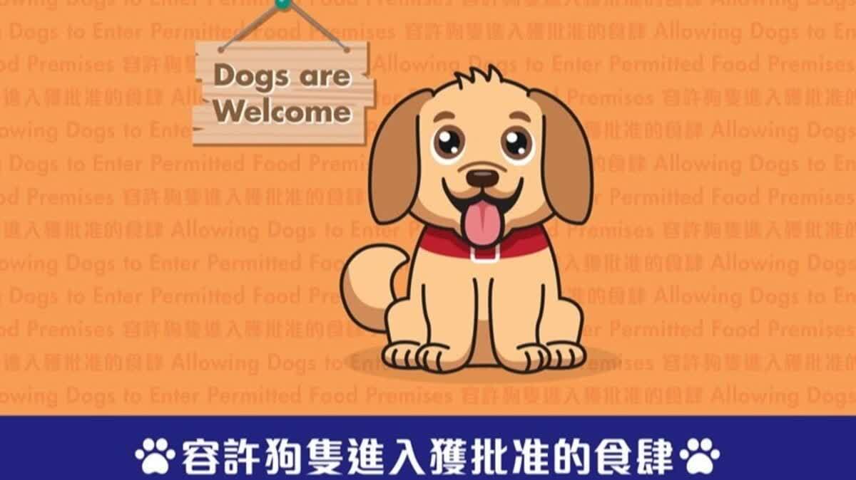 食環署：容許狗隻進入食肆本月18日起接受申請 若獲批料7月起實施