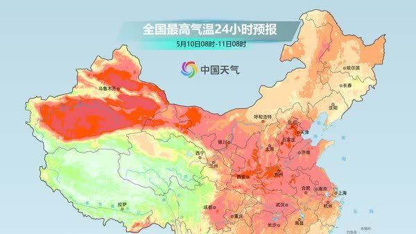 未來四天北方炎熱天氣持續 南方明起迎新一輪降雨過程