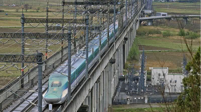 6.5級地震影響　日本東北新幹線部分區段緊急停運
