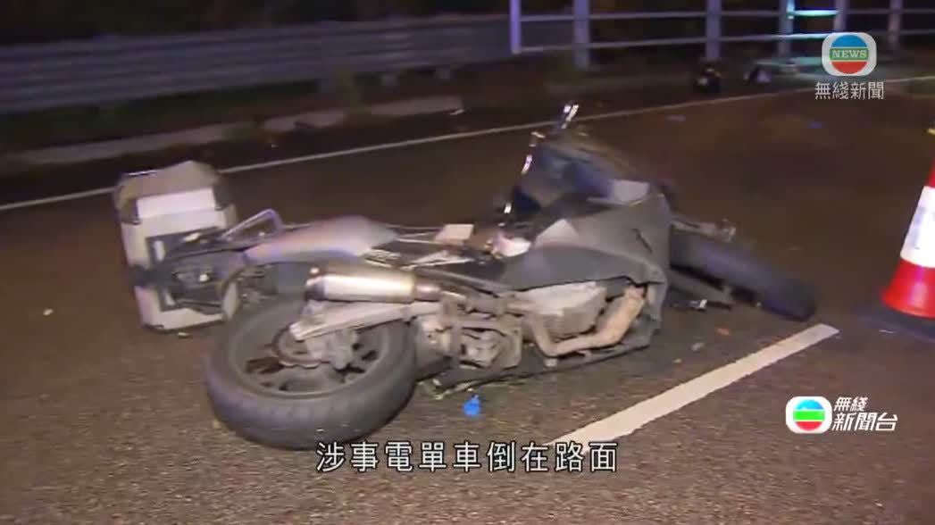 大埔電單車撞向路面塌樹　38歲鐵騎士送院不治