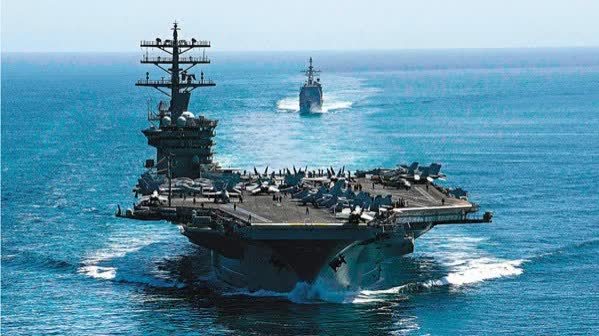 美軍「尼米茲」號航母進入加勒比海