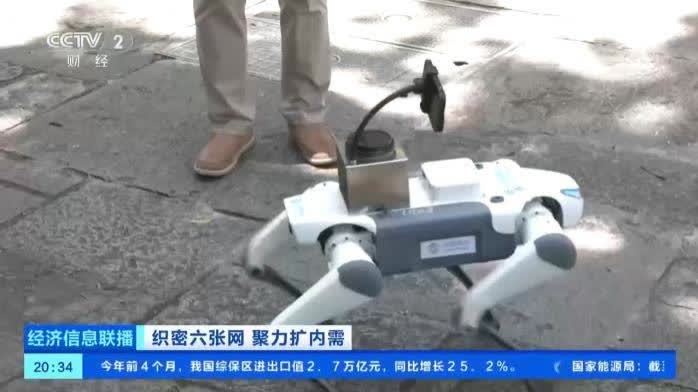 導遊機器人、外賣機器狗上崗　5G-A開啟「千兆上行」時代
