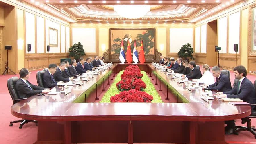 （有片）習近平：中塞兩國攜手走出一條命運與共、共同繁榮的光明大道