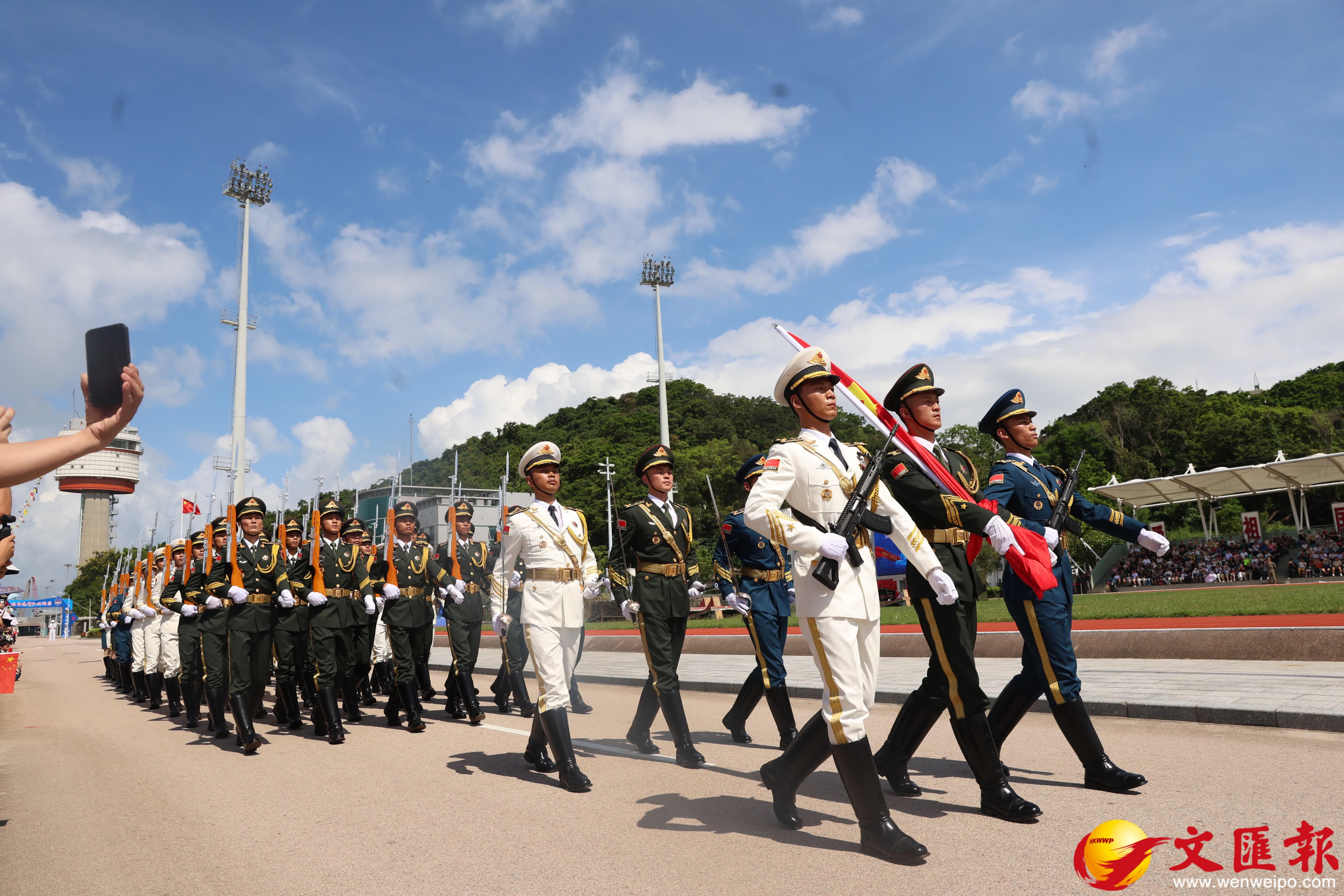 昂船洲軍營今開放予公眾參觀。（香港文匯報記者萬霜靈 攝）