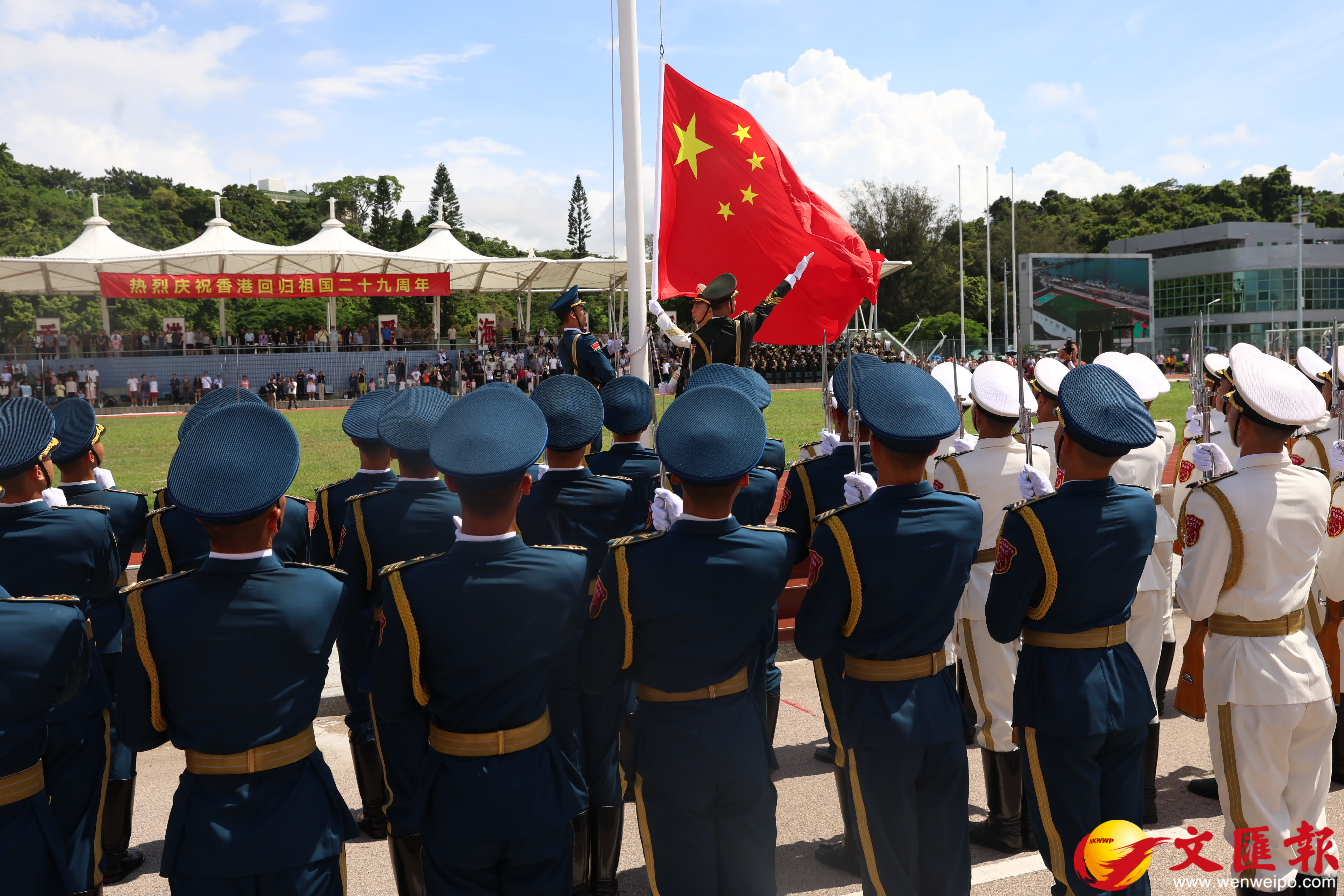 昂船洲軍營今開放予公眾參觀。（香港文匯報記者萬霜靈 攝）