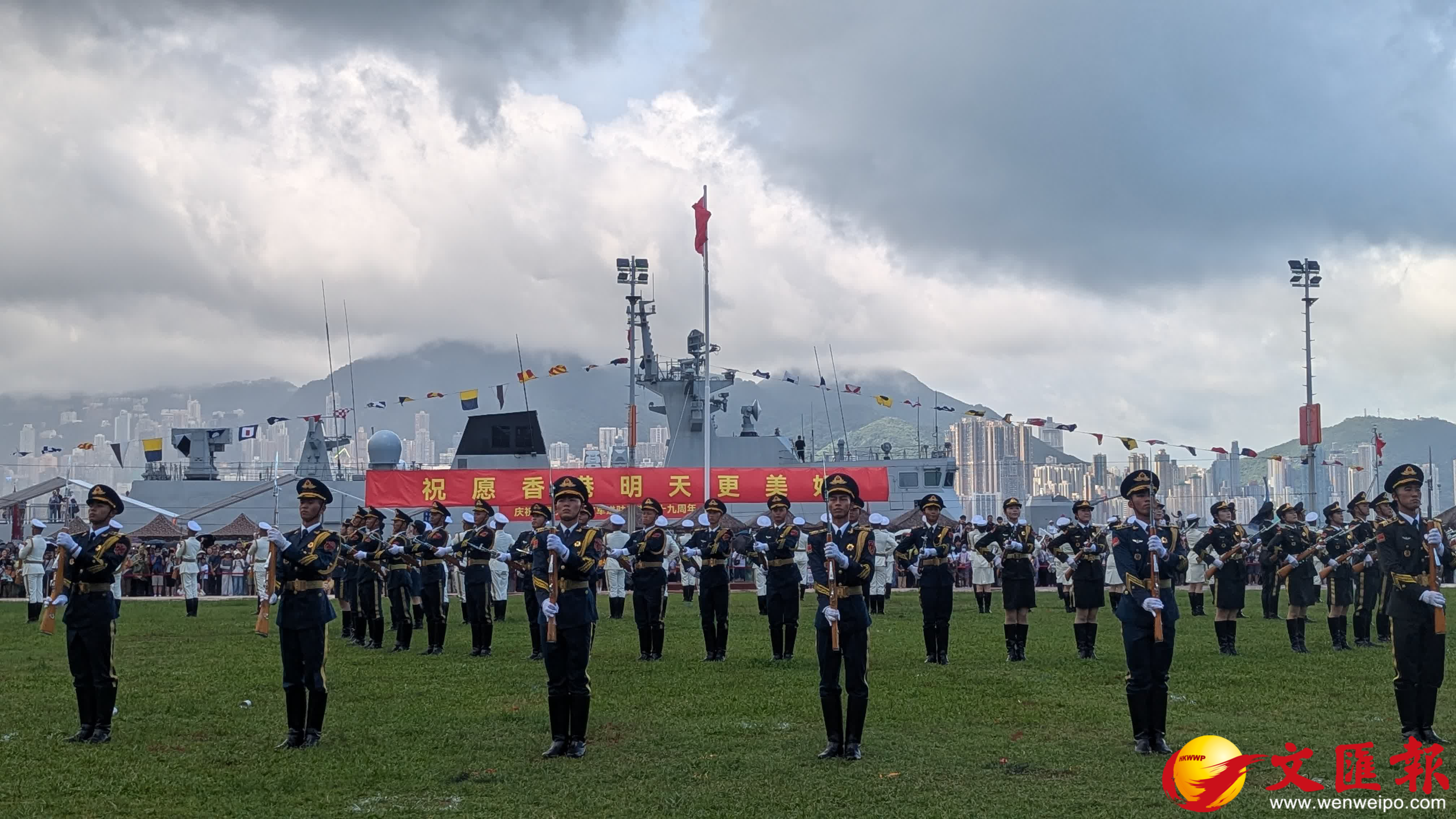 昂船洲軍營今開放予公眾參觀。（香港文匯報記者萬霜靈 攝）