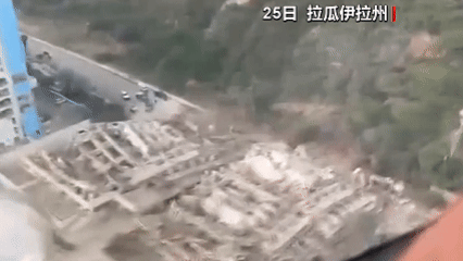 （有片）委內瑞拉地震重災區滿目瘡痍　民眾尋找失蹤親人