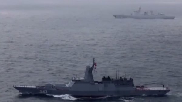 （有片）三種「神盾戰艦」罕見同台　中俄海上聯合巡航亮點→
