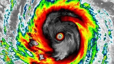 8月初暴雨不下線　超強颱風「白海豚」迎來第三個強度巔峰
