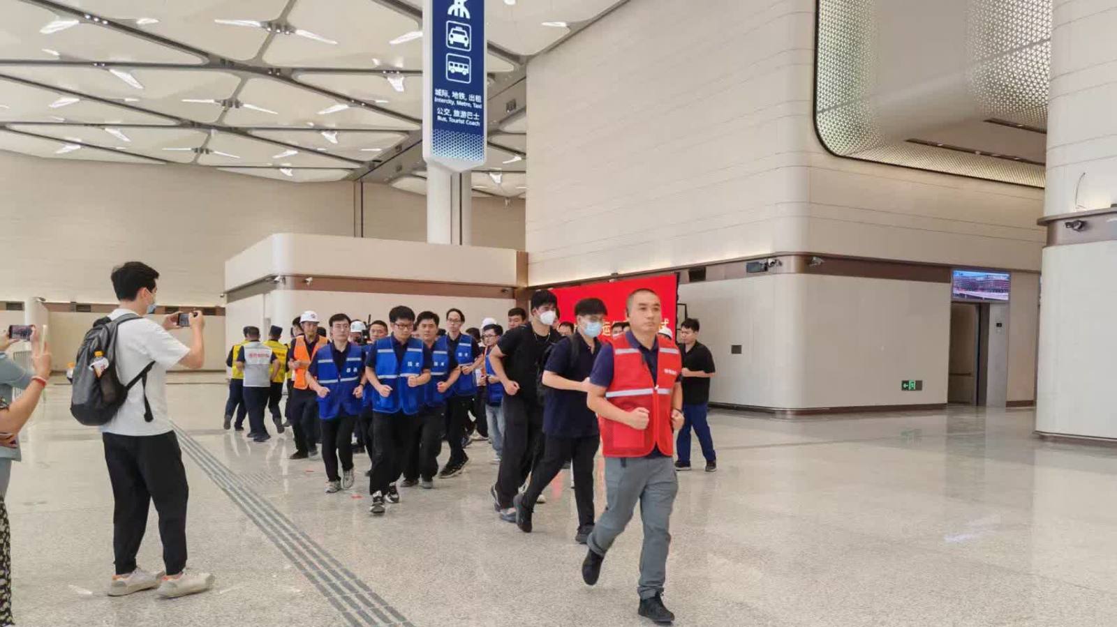 （有片）超3000人次實景演練！皇崗口岸新聯檢大樓首輪安全測試順利完成