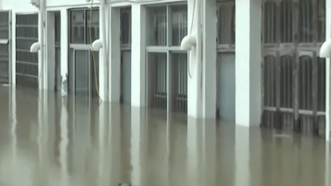 （有片）浙江溫州蒼南特大暴雨致積澇　緊急轉移群眾