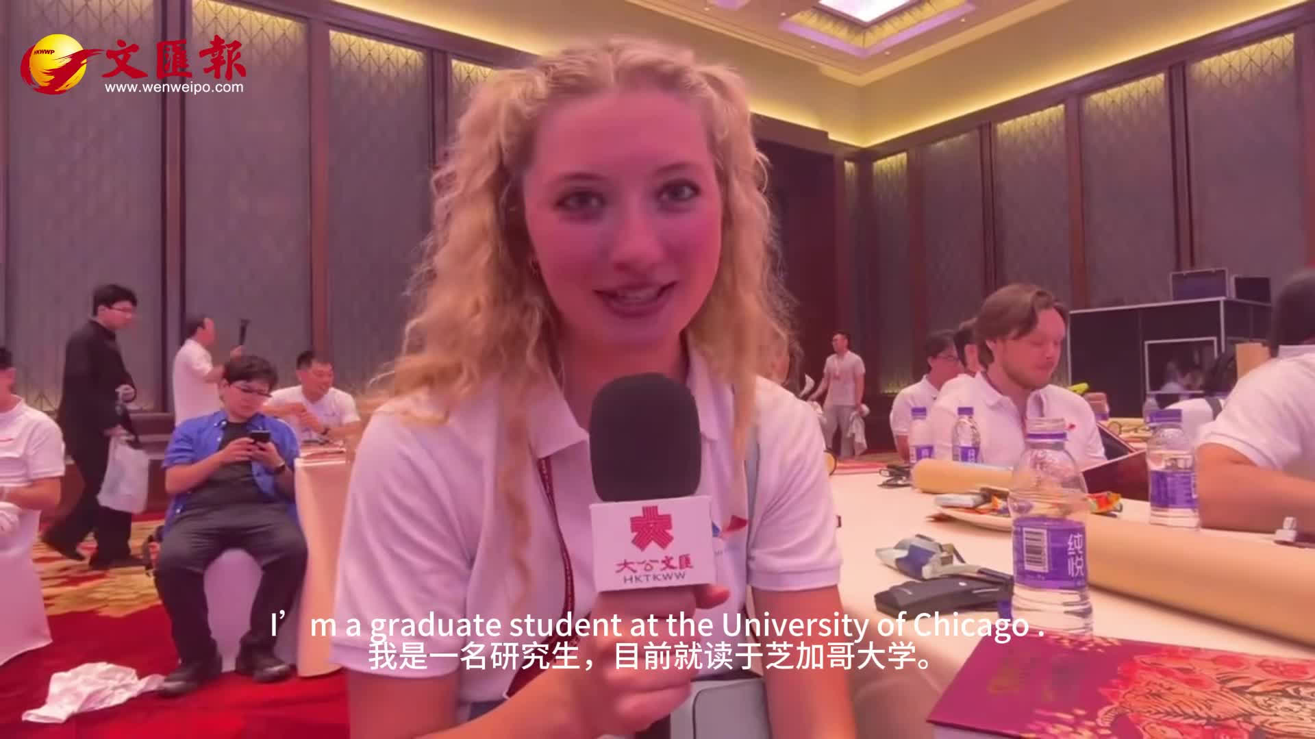 （有片）美國青年：期待多年後重返中國　看看親手種下的樹