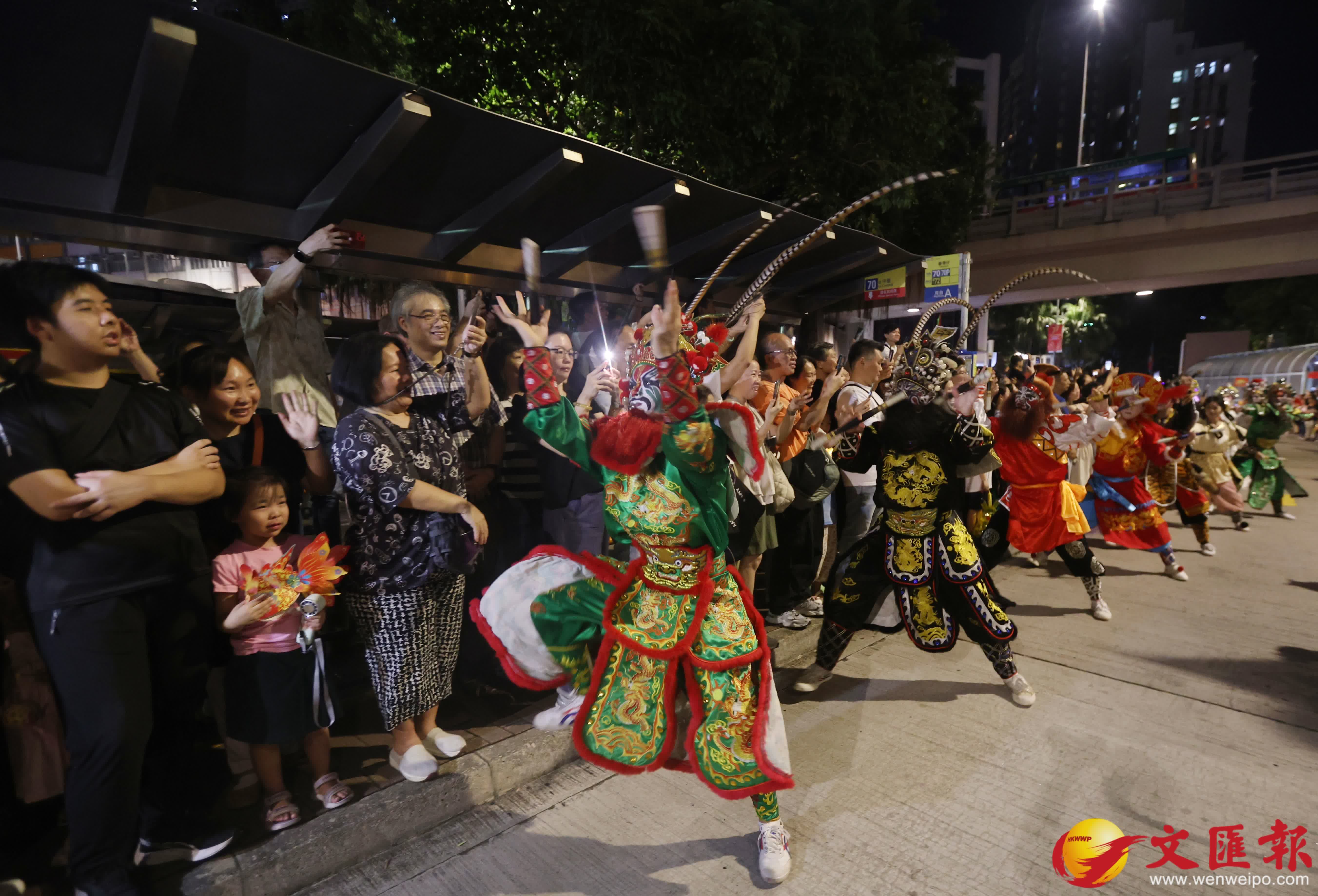 香港仔中秋火龍盛會。（香港文匯報記者 曾興偉 攝）