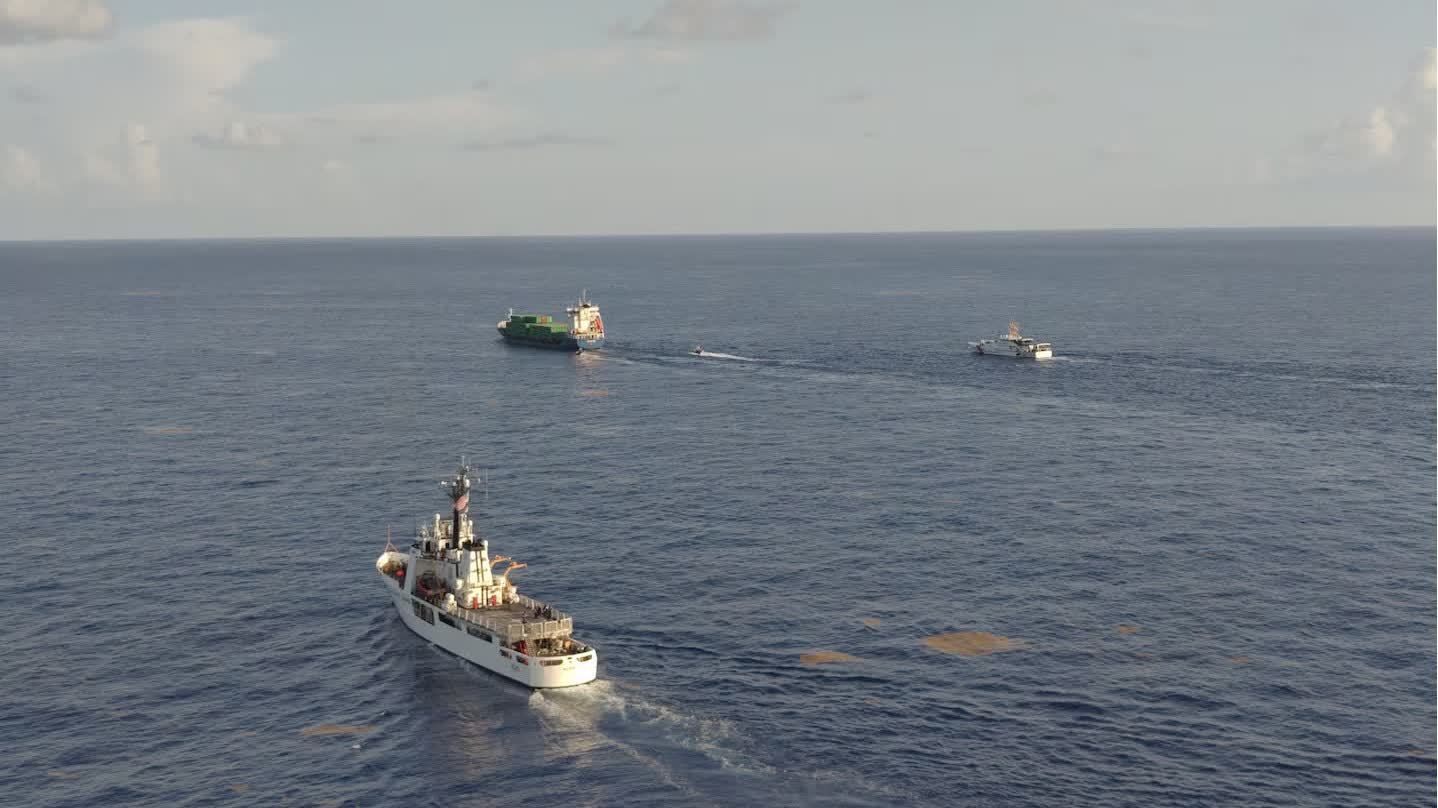 美海岸警衛隊稱攔截一艘向古巴運送燃料的貨輪