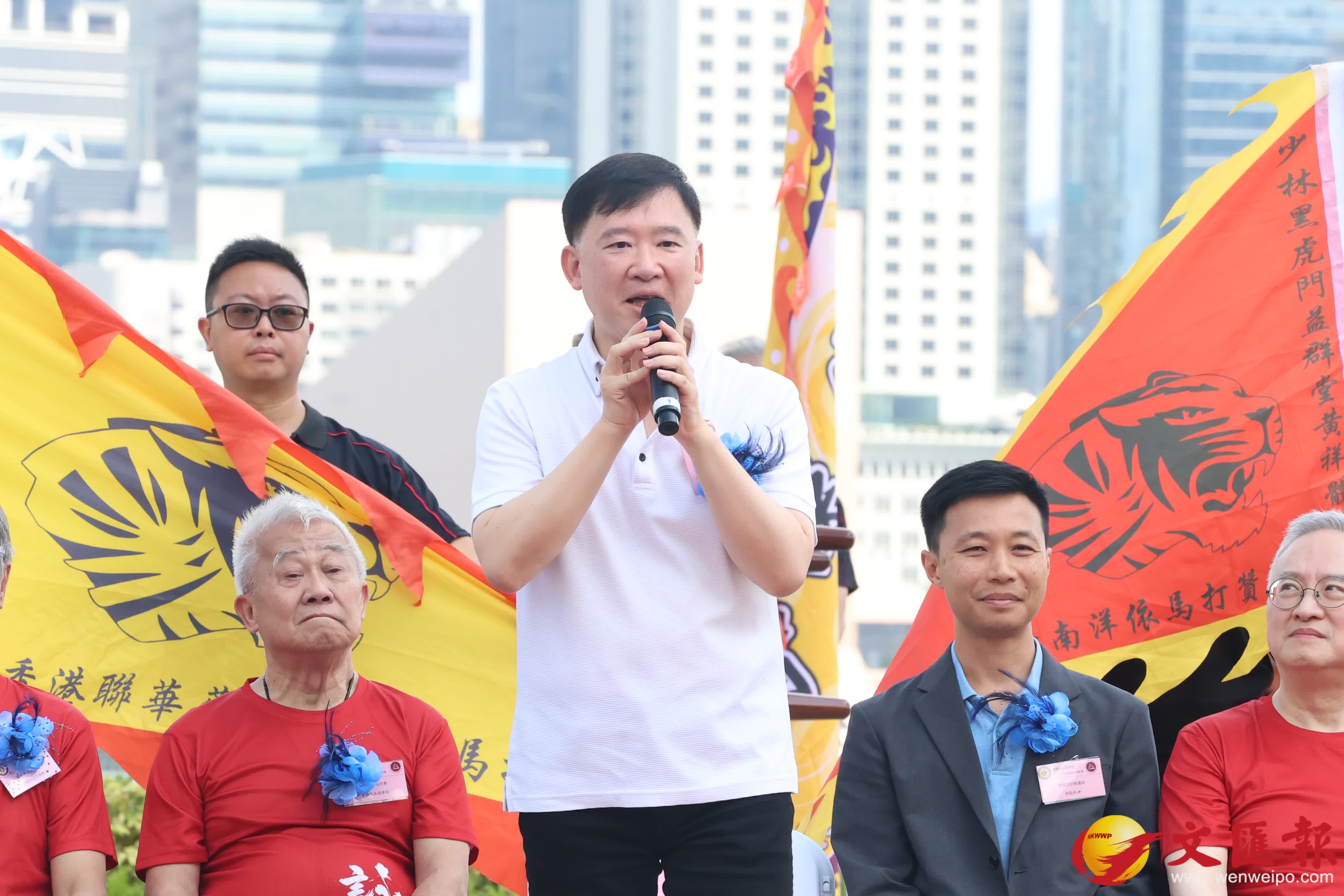 政制及內地事務局副局長胡健民。香港文匯報記者萬霜靈攝