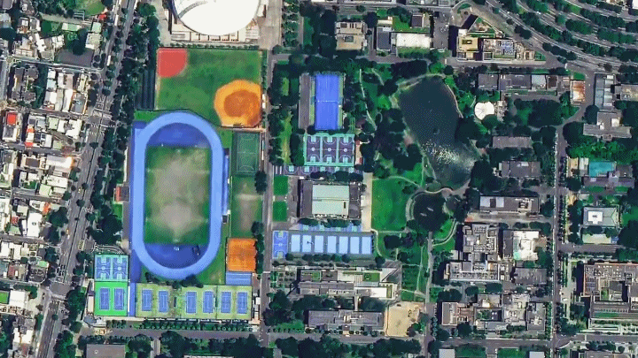 太空視角俯瞰我國寶島台灣　每條街道清晰可見